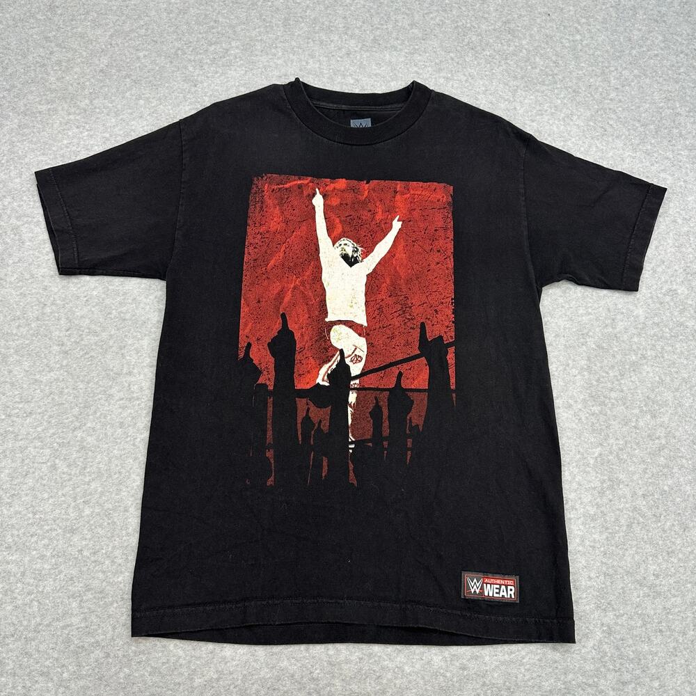 WWE Daniel Bryan Shirt Black Graphic Tee Mens M YES Movement Wrestling Fan Tee